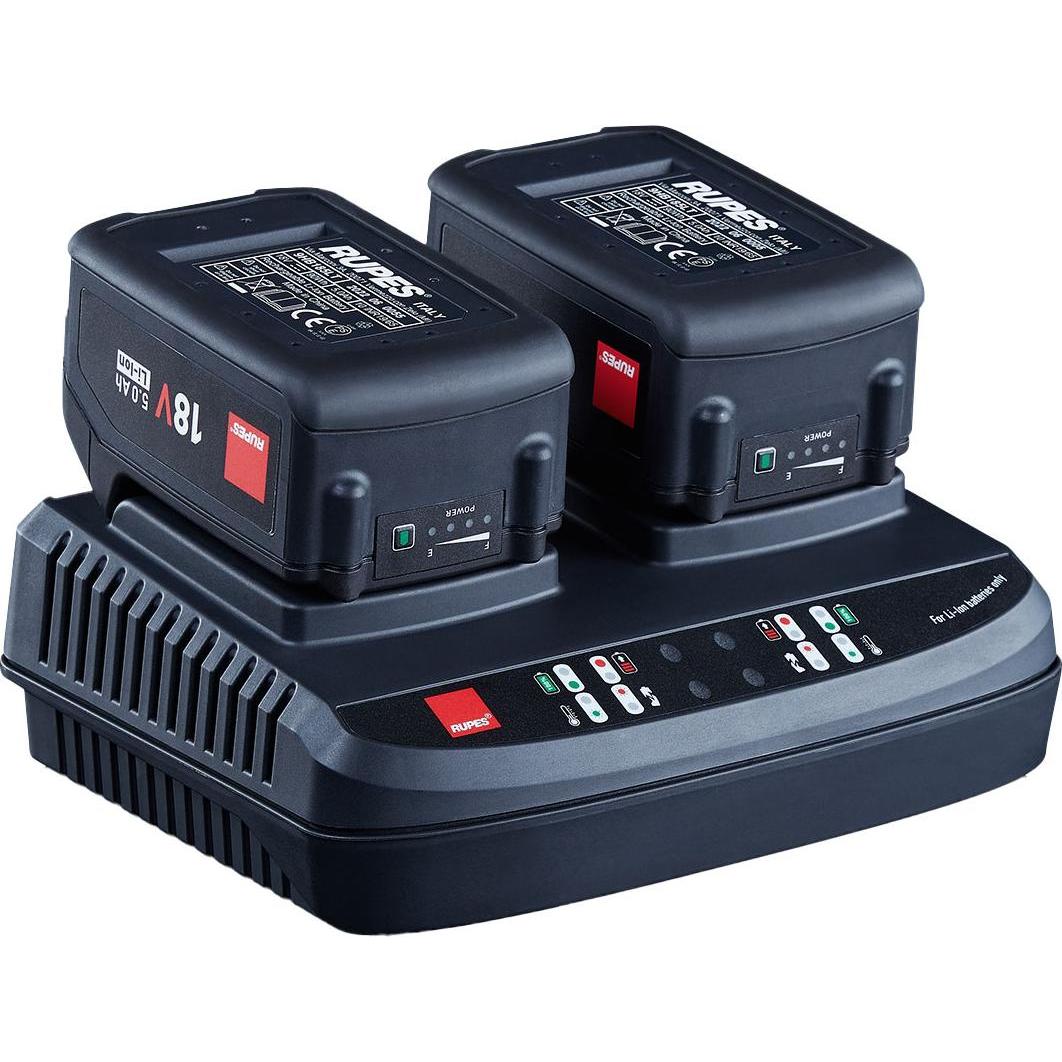 Rupes, Accessori per pulizia auto, Accessori RU-9HC185LT/DE Caricabatteria doppio 18V