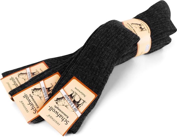 Actual product image Normani 3 pairs of sheep's wool knee socks (pack of 3, 47 - 50)