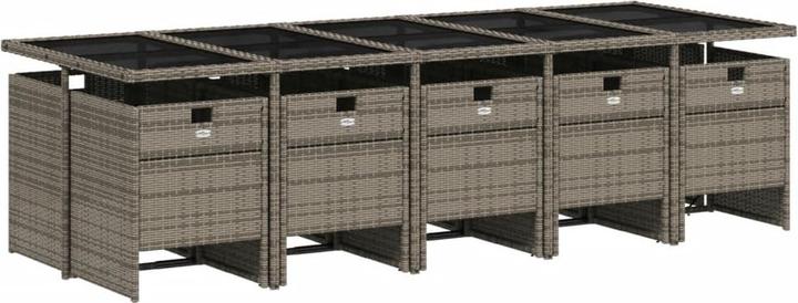 Produktbild vidaXL Garten Essgruppe (275 x 106 x 73 cm)