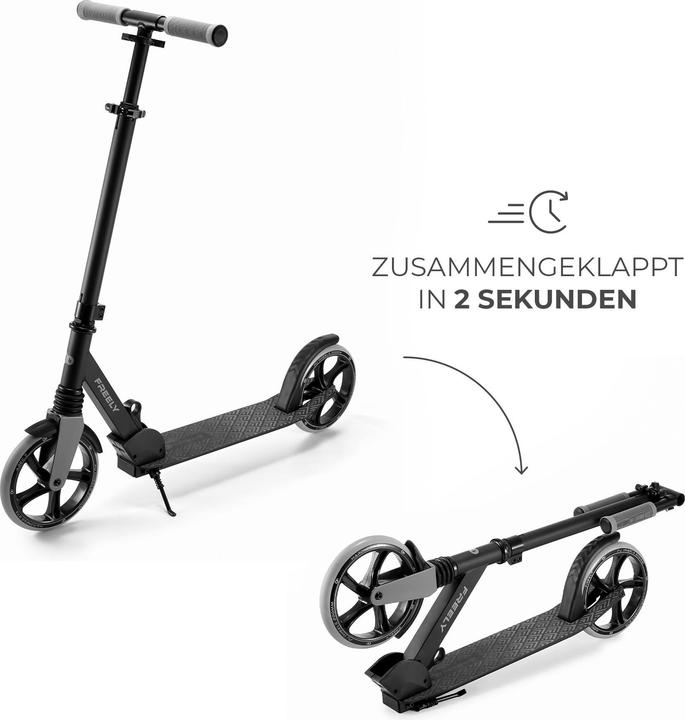 Actual product image KinderKraft scooter FREELY black