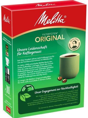 Actual product image Melitta Original 102 / 80 pieces