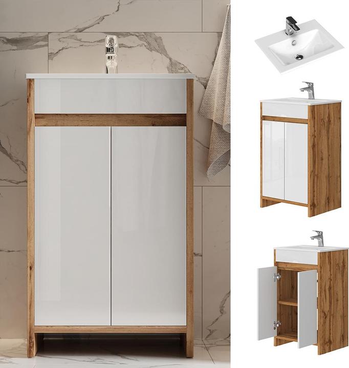 Produktbild Vicco Lemgo mit Waschbecken und 2 Flügeltüren