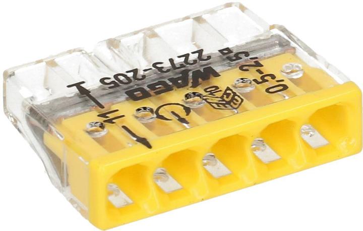 Actual product image Wago Plug-in terminal Contact COMPACT 5-fold