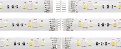 Actual product image Deltaco SMART HOME LED strip extension, 1m, RGB, 2700K-6500K, 6 contacts, suitable for SH-LS3M, whit (RGB, 300 cm, Indoor, Outdoor)