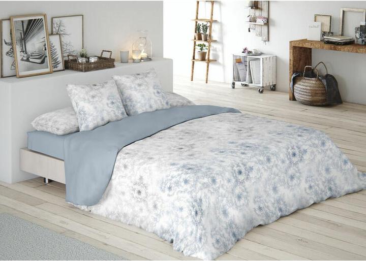 Pierre Cardin Bettbezug-Set JEWEL Blau Double size 3 Stücke (45 x 155 cm)