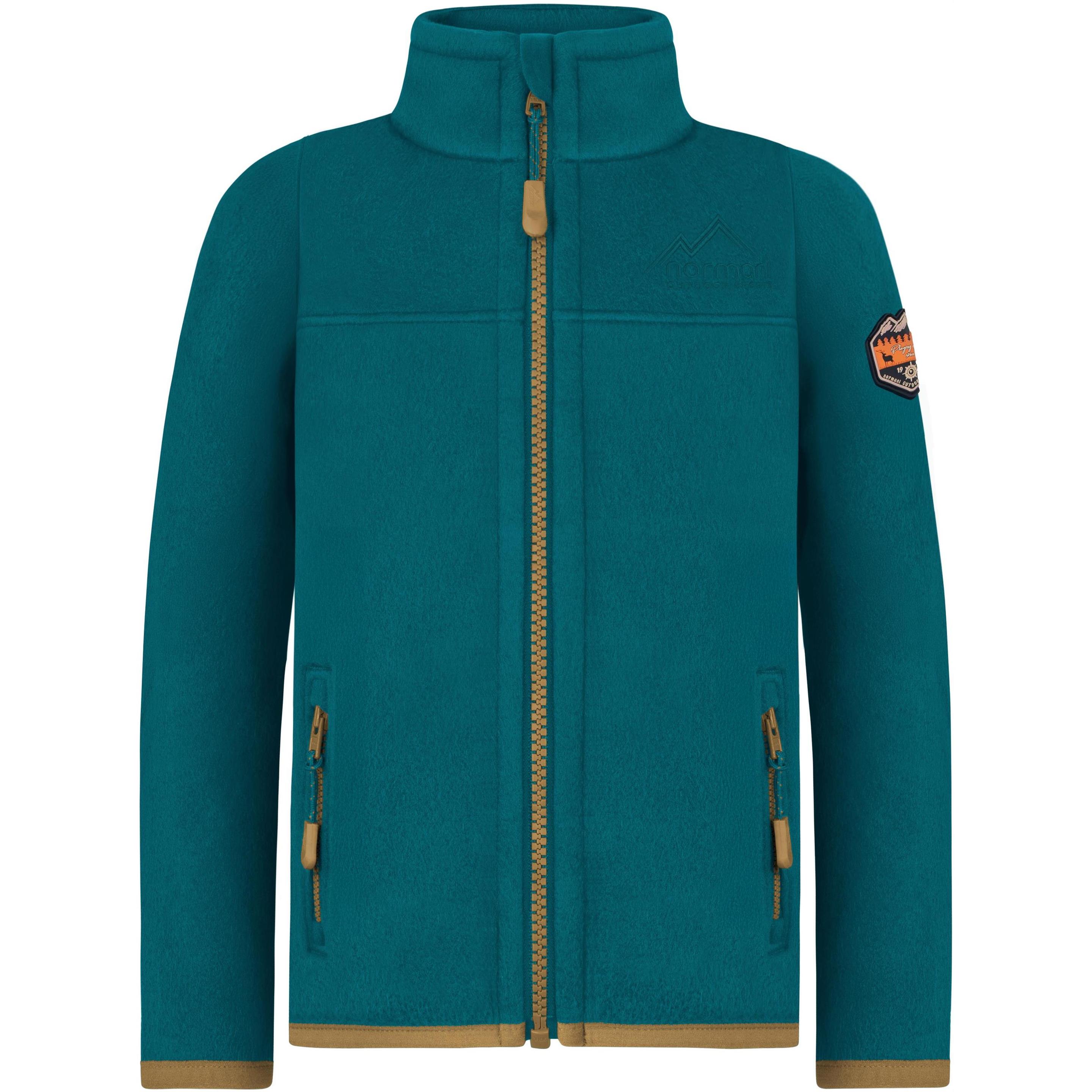 Normani, Herren, Jacke, Kinder Fleecejacke „Venetie“ - 9663 (86, 90, 92), Türkis, 92, 90, 86