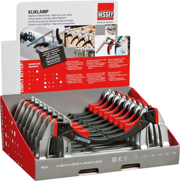 Produktbild Bessey KliKlamp Theken-Display KLI-D (250 mm)