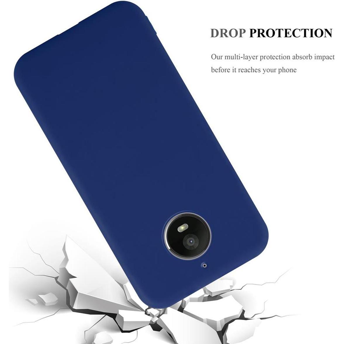 Thumbnail - Cadorabo TPU Candy Cover (Motorola Moto E4 Plus), Smartphone Hülle, Blau