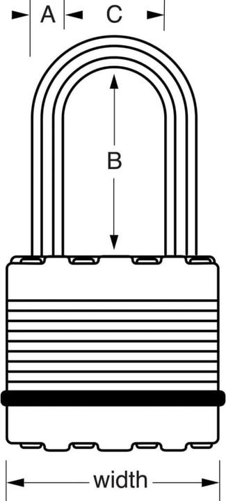 Produktbild Master Lock Excell M1EURDLF