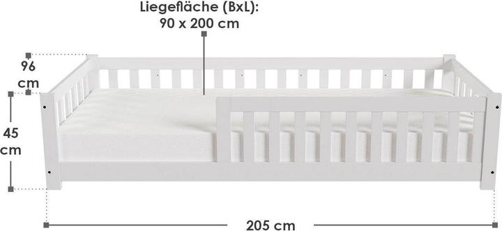 Image du produit Juskys Naya (90 x 200 cm)