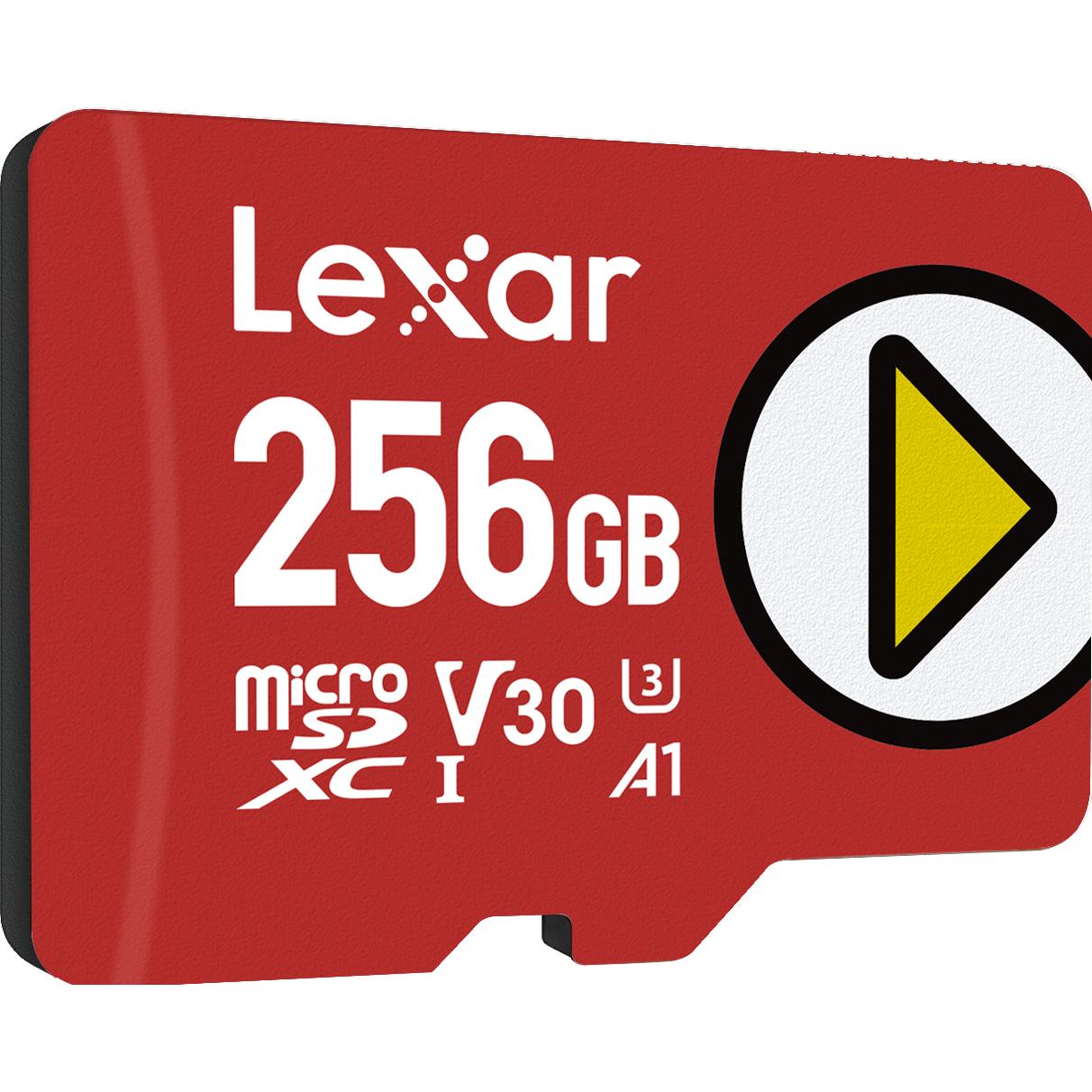 Lexar Carte Mémoire Micro Sd Play - 256go (256 GB, microSDXC, UHS-I), Speicherkarte