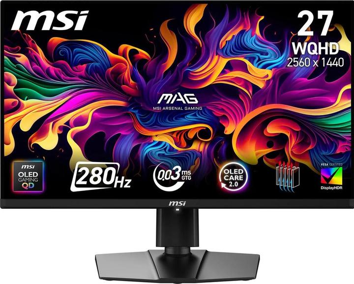 Image du produit MSI MAG 271QP QD-OLED X28 (2560 x 1440 pixels, 26.50")