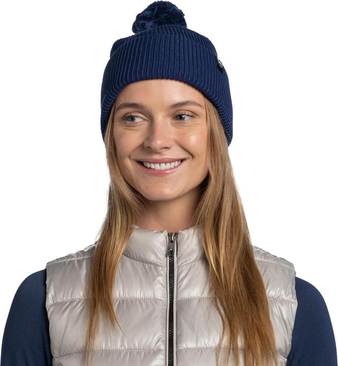 Actual product image Buff Knitted Hat Renvi Midnight