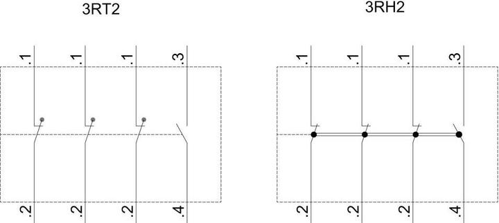 Actual product image Siemens Auxiliary Switch Block