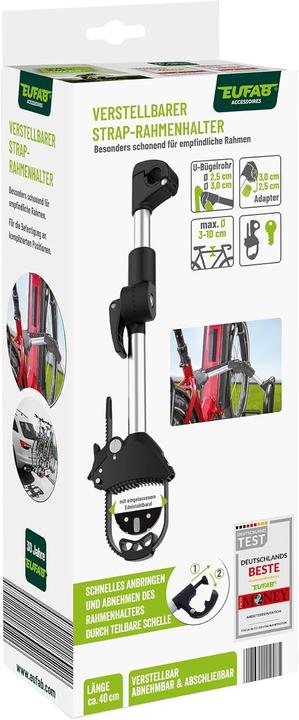 Image du produit Eufab Support de cadre Strap (Argent, Noir)