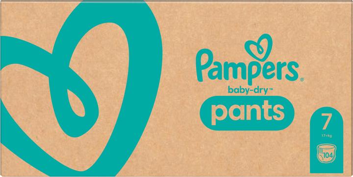 Actual product image Pampers Baby-Dry Pants (Size 7, Monthly box, 104 Piece)