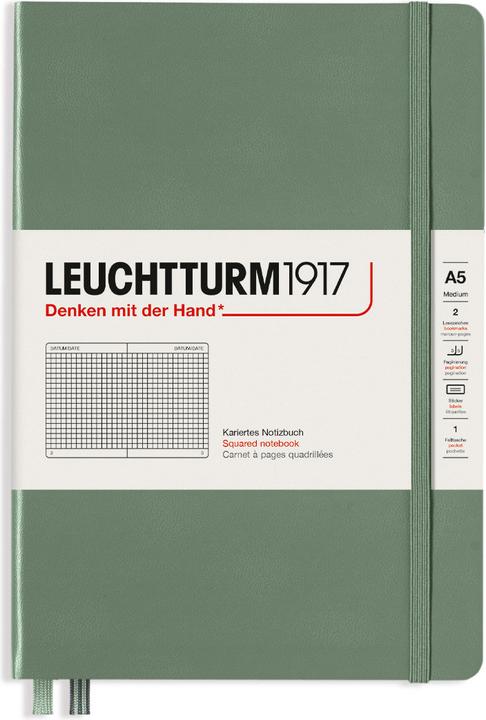 Immagine prodotto Leuchtturm1917 Taccuino (A5, Quadretti, Copertina rigida)