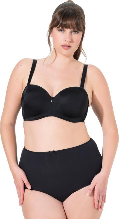 Actual product image Ulla Popken 3-pack color block maxi briefs (50, 52)