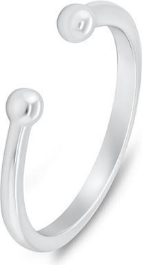 Brilio Silver - Minimalist open silver ring RI104W - Circuit : 55 mm (55)