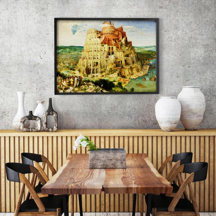 Actual product image Enjoy Puzzle ENJOY-1146 - Pieter Bruegel: The Tower of Babel, Puzzle, 1000 Pieces (1000 pieces)