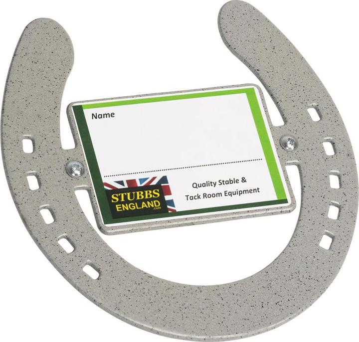 Produktbild Stubbs Namensschild Hufeisen