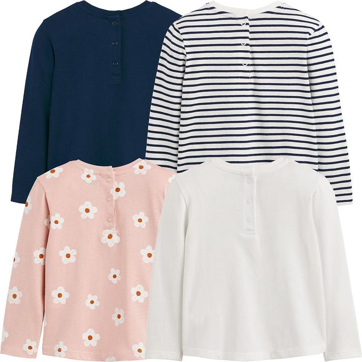 Produktbild La Redoute Collections 4er-Pack langärmelige Shirts (74)