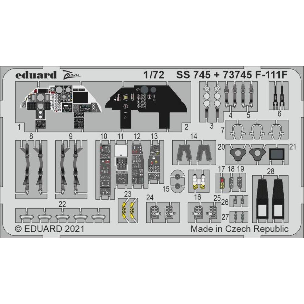 Eduard F-111F 1/72 for HASEGAWA / HOBBY 2000