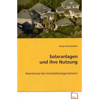 Solaranlagen und ihre Nutzung, Fachbücher
