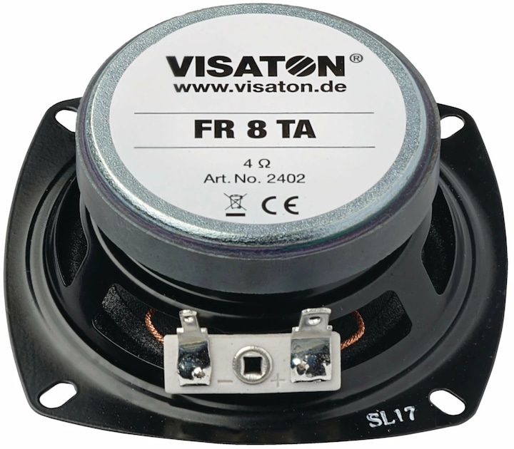 Actual product image Visaton FR 8 JS full-range loudspeaker, impedance: 8?, loudspeaker
