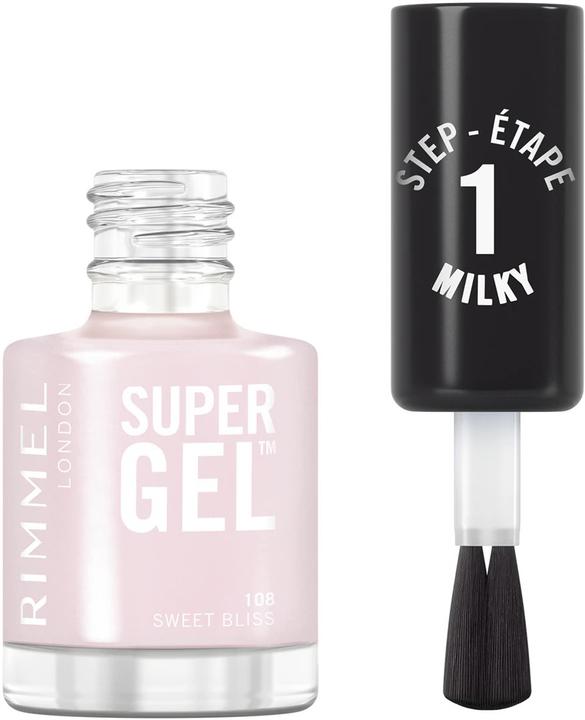 Produktbild Rimmel London Super Gel Nagellack (108 Sweet Bliss, Gel-Effekt Nagellack)