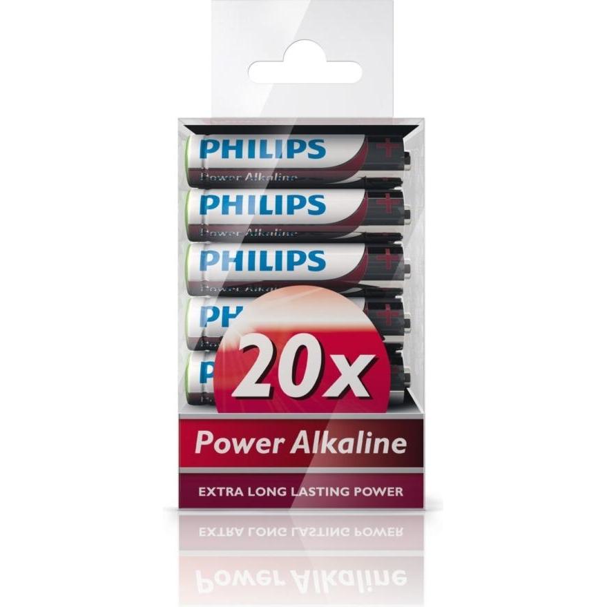 Philips Akku LR03P20T/10 (20 Stk., AAA), Batterien + Akkus