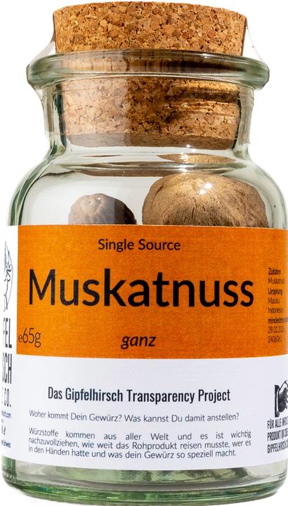 Gipfelhirsch Muskatnuss (65 g)