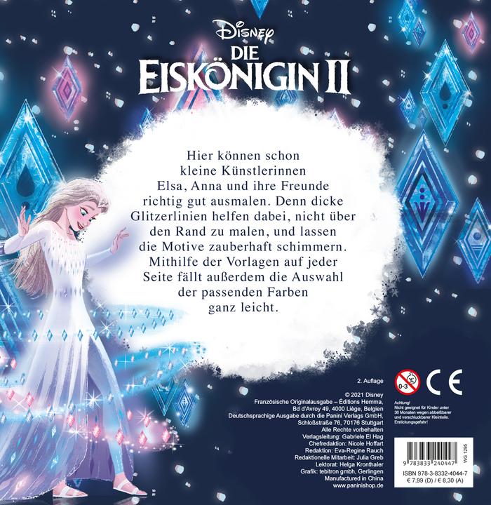 Actual product image Panini Disney Frozen 2: My Glitter Coloring Pad