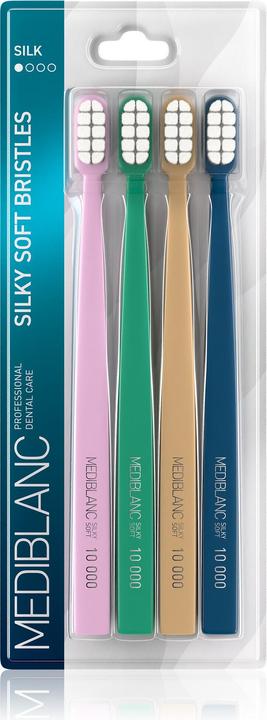 Mediblanc - Toothbrush with soft bristles 4 pcs (Morbido, 4 x)