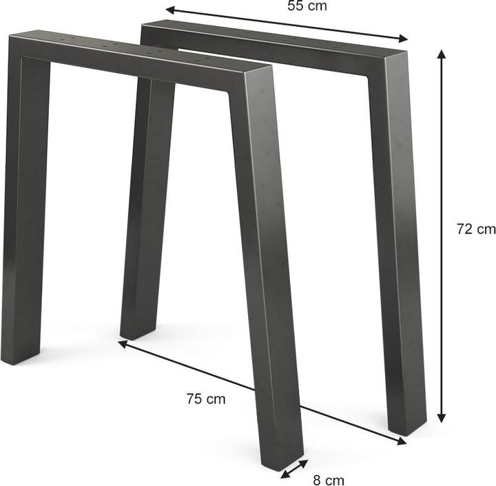 Actual product image Vicco Tischbeine