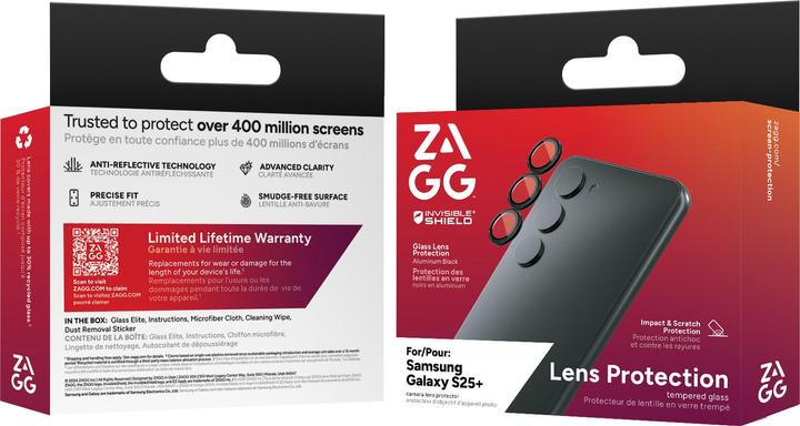Produktbild Zagg Glass (Camera Lens) (3 Stk., Samsung Galaxy S25+)