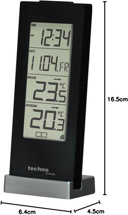 Produktbild Technoline Digitale Wetterstation WS 9767 mit Funkuhr