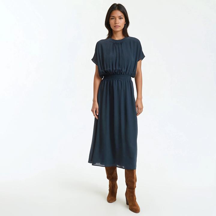 Produktbild La Redoute Collections Ausgestelltes Maxikleid mit gesmokter Taille (42)