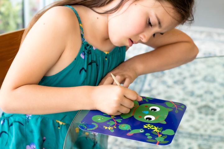 Actual product image Djeco Scratch pictures forest animals