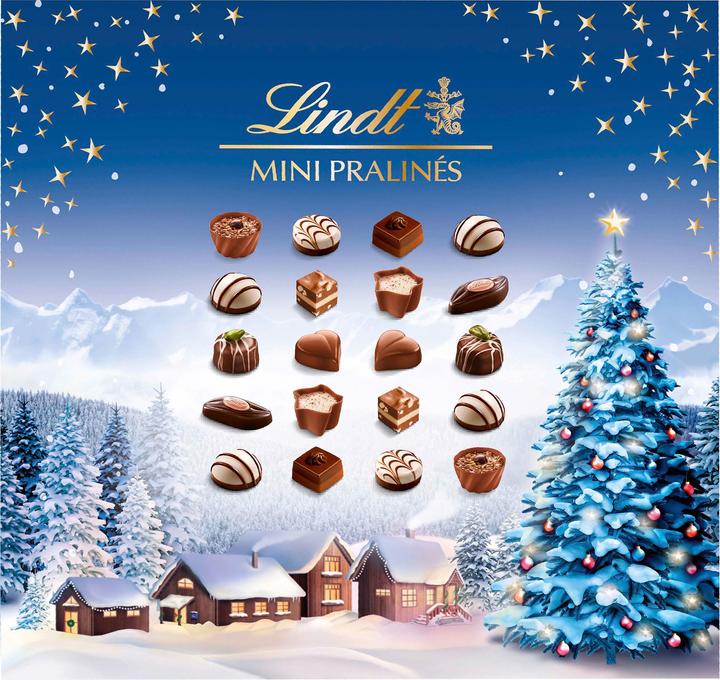 Produktbild Lindt Mini Pralinés Assortiert Weihnachtszauber (100 g)