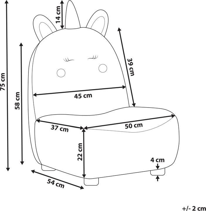Produktbild Beliani Lulea (Kindersessel)