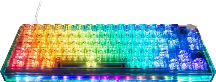 Actual product image Deltaco Gaming Gaming keyboard GAM-160-T-CH White, keyboard layout (CH, Cable)