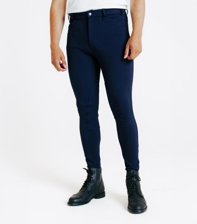 Actual product image Fouganza Reithose 100 Herren blau (XL)