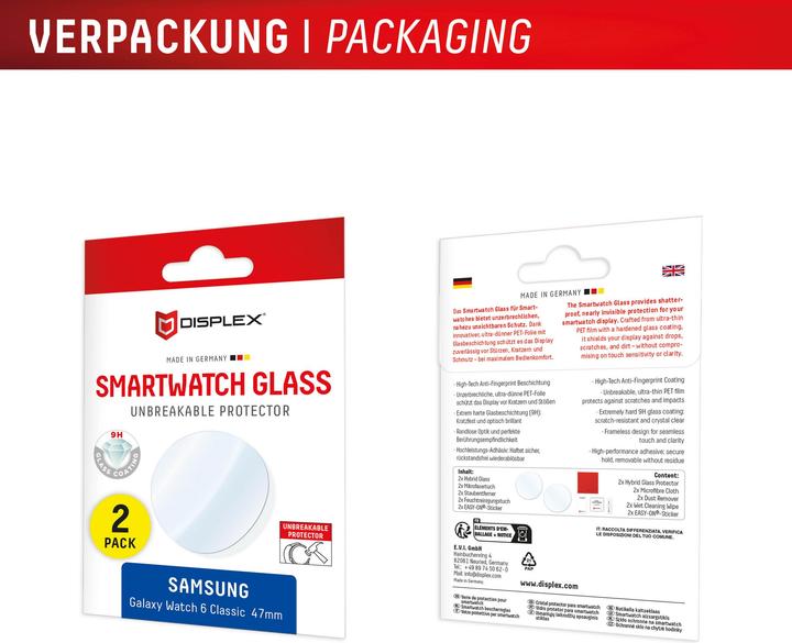 Produktbild Displex Smartwatch Glass