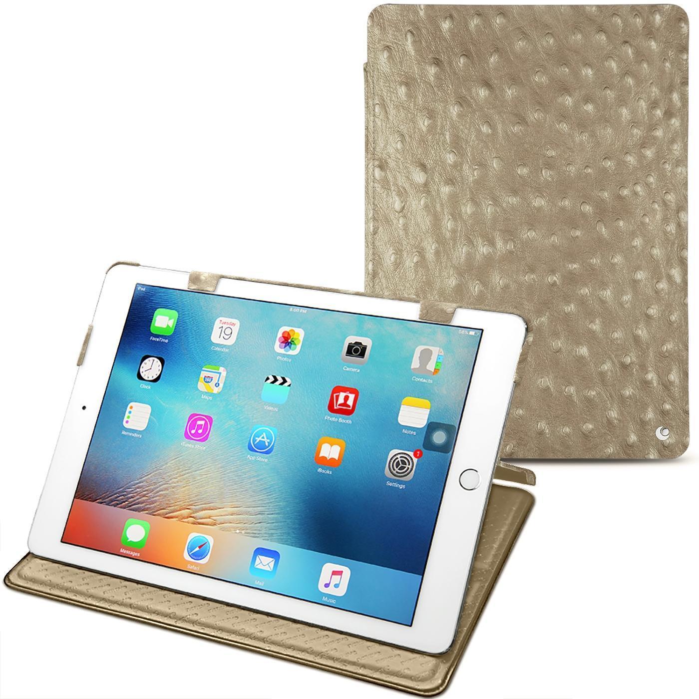 Noreve Lederschutzhülle horizontal (iPad Pro 9.7 2016 (1. Gen)), Tablet Hülle, Beige