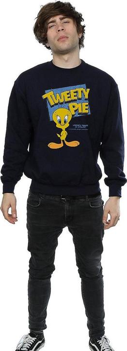 Actual product image Looney Tunes Mens Classic Tweety Cotton Sweatshirt (S)