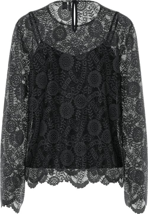 Produktbild Pieces Pcolline Ls Lace O-Neck Top Wvn Noos (S)