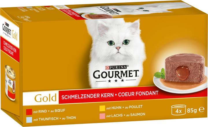 Gourmet Schmelzender Kern (Adult, 4 Stk., 400 g)