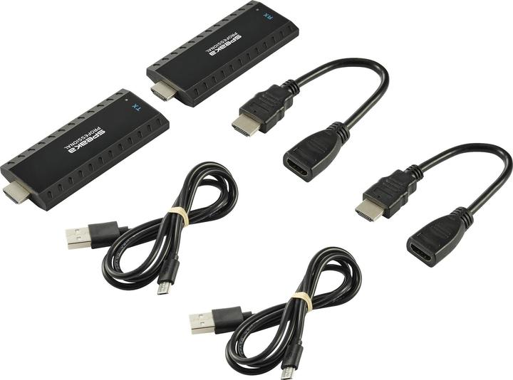 Produktbild SpeaKa Professional HDMI® HDMI-Funkübertragung (Set) über Heimnetzwerk (IP-basiert) 30m