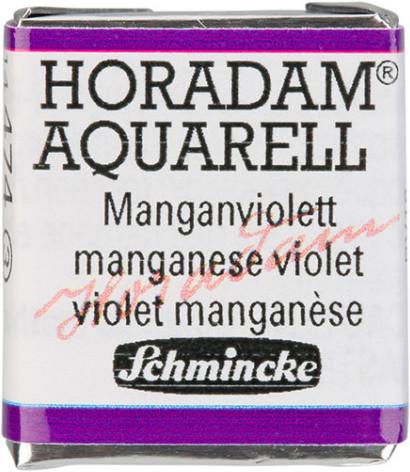Schmincke Watercolor paint 1/2 cup MANGANVIOL.GR3 (Multicoloured)